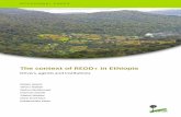 The context of REDD+ in Ethiopia - Center for … context of REDD+ in Ethiopia | v 10 The distribution of forest cover among zones inthe Oromia and SNNPR regions. 10 11 Major causes
