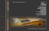 ABM Catalog 2011 - Jedistarjedistar.com/pdf/abm/ABM_Catalog_2011_small.pdf · ABM - successful in business as manufacturer & inventor - for 61 years. More than 1200 different guitar