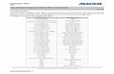 Application Note - MACOM · 7-inch and 13-inch diameter reels. This application note documents the reel and tape dimensions and the orientation of ...