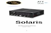Solaris - ATT-Saar High-End Audio Solaris-DAC-deutsch-schwarz.pdf · Solaris Ultra Highend Kopfhörer-Röhrenverstärker_____ Der SOLARIS Kopfhörerverstärker ist nach deutschen