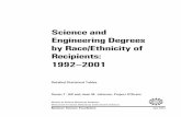 Science and Engineering Degrees by Race/Ethnicity of ...buell/References/FederalReports/nsf04318.pdfLynda T. Carlson Mary J. Frase Division Director Deputy Director Ronald S. Fecso