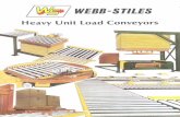 Heavy Unit Load Conveyors - Industrial Directory of ... heavy unit load brochure.pdf · unit handling equipment is capable of the extremely accurate indexing, orientation and placement