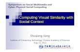 Computing Visual Similarity with Social Context.ppt [兼容模式] · KwK stww xy xy ... Large scale Web image can help the model to better reflect the true distribution in high dimensional