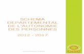 SCHEMA DEPARTEMENTAL DE Lâ€™AUTONOMIE DES .1 PREAMBULE PREAMBULE Le sch©ma d©partemental de lâ€™autonomie
