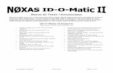 Morse ID Timer / Annunciator - RADIODAN, Henry RF power ...radiodan.com/pdf/ID-O-Matic-II-100306.pdf · Morse ID Timer / Annunciator ... 1 100 Ohm resistor (brown-black-brown) ...