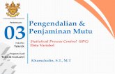 Universitas Pramita Indonesia 03 Pertemuan: Pengendalian ...khamaludin.com/wp-content/uploads/2018/09/Pertemuan-3-Rekayasa...Penjaminan Mutu Statistical Process Control (SPC) Data