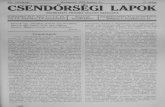CSENDŐRSÉGI LAP - A Magyar Kiralyi Csendorseg Honlapjacsendor.com/konyvtar/konyvek/CsendorsegiLapok/CsL-1925... · 2012-06-22 · XV. évfolyam Budapest, 1925 junius 15. 12. nám.