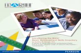 Introducing the BASI Basic Achievement Skills … the BASI Basic Achievement Skills Inventory by Achilles N. Bardos, PhD A series of norm-referenced achievement tests that provides