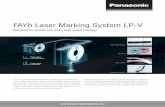 FAYb Laser Marking System LP-V · The Panasonic LP-V is suited to mark any type of metal by ... › power speed setting per line/logo ﬁ le › step & repeat › time delay