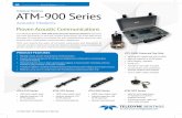 Teledyne Benthos ATM-900 Series - geo-matching.com · A Member of Teledyne Marine PRODUCT FEATURES Teledyne Benthos ATM-900 Series Acoustic Modems Proven Acoustic Communications •