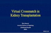 Virtual Crossmatch in Kidney Transplantation - icnu.ir · • The rationale for moving to virtual crossmatching: •Use methods that mimic the sensitivity of the final crossmatch