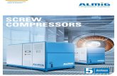 SCREW COMPRESSORS - ALMiG Kompressoren GmbH - … · ALMiG: Compressor Systems Made in Germany Piston compressors Screw compressors Turbo compressors Scroll compressors Special installations