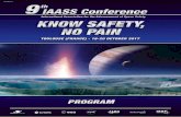 9th IAASS Conference Program - Siriuschaire-sirius.eu/.../9th-IAASS-Conference-Program... · 9TH INTERNATIONAL SPACE SAFETY CONFERENCE KNOW SAFETY, NO PAIN 18-20 October 2017 Toulouse