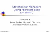 Statistics for Managers Using Microsoft Excel, 3/eismail_muchsin.staff.gunadarma.ac.id/.../Distribusi+Probabilitas.pdf · Statistical independence, marginal probability