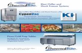 Blast Chiller and Shock Freezer Systems - RHI Solutions · 2017-10-04 · Blast Chiller and Shock Freezer Systems Pizza/Cold Prep Tables ... even air flow – so continuous ... Blast