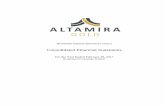 Consolidated Financial Statements - Altamira Goldaltamiragold.com/wp-content/uploads/2017/07/Altamira-Gold-Corp-FS... · We have audited the accompanying consolidated financial statements