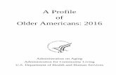 A Profile of Older Americans: 2012 - Home Page | ACL ... and Disability in America/2016-Profile.pdf · A Profile . of . Older Americans: 2016. Administration on Aging . ... • Persons