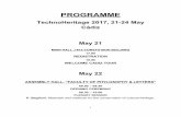 PROGRAMME - UCAtechnoheritage2017.uca.es/wp-content/uploads/2016/06/definitive_program_schedule... · i PROGRAMME TechnoHeritage 2017, 21-24 May Cádiz May 21 MAIN HALL ,1812 CONSTITUION