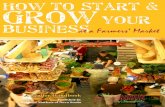 How to Start & Grow Your Businessat a Farmers’ Market fileHow to Start & Grow Your A Vendor Handbook ... Marketing Growing Your ... They are cherished spaces in their communities-