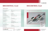 Mecontrol coal 2018 3l1 nF RZ - promecon.com · Online coal mass flow sensor ... (such as mill feeder, roller pressure etc.) Automatic calibration Derived data analysis online, in
