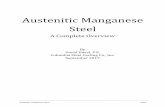 Austenitic Manganese Steel Columbia - Havel.pdf · Austenitic Manganese Steel 5Page Applications: Manganese steel’s ability to work harden from impact loading along with its exceptional