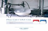 DM CID PHO CID LEAFLET EN - Pearce Seeds LLP · DM CID can be used after milking alternately with PHO CID (acid cleaning product) » First pre-rinse with lukewarm water. » PHO CID