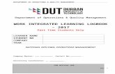 Industrial - qualityoperations file · Web viewWORK INTEGRATED LEARNING LOGBOOK – 2017. ... knowledge and skills may be assessed in accordance with the Recognition of Prior Learning.
