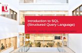 Introduction to SQL (Structured Query Language)papaggel/courses/eecs3421/docs/lectures/04-sql.pdf · What does SQL look like? • Query syntax 3 SELECT