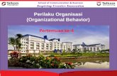Perilaku Organisasi (Organizational Behavior) · PDF filePERILAKU ORGANISASI 1. PERSEPSI Persepsi adalah suatu proses pengorganisasian dan interpretasi kesan-kesan sensorik (panca