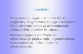 Programabilni logični krmilnik (PLK) (angleško ...mmlins1/dokumenti/PLC.pdf · •grafične metode (do 5 vhodnih spremenljivk) •tabelarične metode - poljubno število vh. spremenljivk