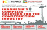 8 - 10 NOVEMBER 2017 JAKARTA CONVENTION CENTER … · PT Lippo Karawaci, Tbk PT Intiland Development, Tbk 321 Number of exhibitors 7,191 Number of net sqm Participant attendees 10,931