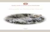 Dünyada ve Türkiye’de Huntit - mta.gov.tr · Kalsiyum hidroksit Ca(OH) 2 430 − 450 (L.A. ve Richard, 2010) Bazı inorganik, mineral esaslı, halojenli, azot bazlı alev geciktirici