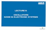 LECTURE 8: OSCILLATORS NOISE IN ELECTRONIC …apachepersonal.miun.se/~amiyou/AE/Lecture8.pdf · OSCILLATORS An oscillator is a circuit that produces a periodically oscillating waveform