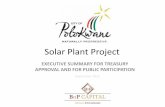 Solar Plant Project - Pages - Home of solar plants Photovoltaic Solar Energy Plant • Photovoltaic cells/modules convert solar energy (sunlight) directly into electricity. The capacity