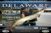 FISHING PHOTO CONTEST WINNERS - eregulations.com · • CHECK OUT THE F&W WEBSITE: • See page 32 WINNERS CONTEST FISHING PHOTO DELAWARE2019 FISHING GUIDE “We Bring You Delaware’s