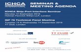 ICHCA Ship-Port Interface Seminar - etouches · iCHCa Ship-Port interface Seminar Monday 12 September 2016, Holman Fenwick Willan LLP, London iSP-76 Tuesday 13 & Wednesday 14 September