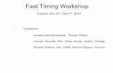 Fast Timing Workshop - psec.uchicago.edu · 2 The Workshop topics (P. Le Du) ! Photodetectors ! Initially MCP’s - Development of large MCP’s (LAPD project) - But it is interesting