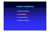 Hudens infektioner - Instrukserinstrukser.dk/wp-content/uploads/2016/02/Hudens-infektioner-Virus-infektioner.pdf · Infektion med Varicella-zoster virus (VZV). ... Rubella Rubella