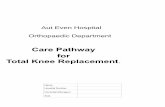 Care Pathway for Total Knee Replacementhipandkneesurgery.ie/pdf/tkr-pathway.pdf · Guidelines For Completion of Care Pathway. Anyone making an entry into the care plan must register