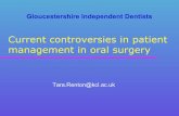 Current controversies in patient management in oral surgerytrigeminalnerve.org.uk/userfiles/controversies in oral surgery.pdf · – Urinary lysylpyridinolone (LP) and hyddroxylyslpyridinolone