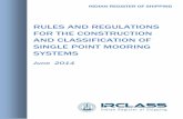 Rules and Regulations for the Construction and Classification of SPM ... · 2.7 Rules and Regulations for the Construction and Classification of SPM Systems, June 2014. (Available