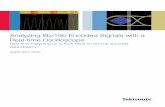 Analyzing 8b/10b Encoded Signals with a Real-time Oscilloscope · Analyzing 8b/10b Encoded Signals with a Real-time Oscilloscope ... Analyzing 8b/10b Encoded Signals with a Real-time