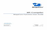 IIR Compiler megaCore Function User Guide Corporation iii About this User Guide This user guide provides comprehensive information about the Altera® Infinite Impulse Response (IIR)