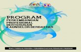 Program - Portal Lembaga Kaunselor Malaysia Penyedia Perkhidmatan 2017.pdf · Syarat-syarat bagi perakuan program Prosedur permohonan perakuan program 11 12 13 14-15 4. Faedah pendaftaran