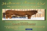 9th Annual Rancher’s Bull Sale - hereford.ca · Welcome to our 2019 Rancher’s Bull Sale It’s hard to believe this is our ninth production sale but here it is already! We have