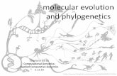 molecular evolution and phylogenetics - schatz-lab.orgschatz-lab.org/appliedgenomics2018/lectures/05.Phylogenetics.pdf · such as venom, electroreception, and meroblastic cleavage,