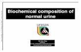 Biochemical Composition of Normal Urine - CORE · Biochemical composition of normal urine Atif Amin Baig Lecturer, Faculty of Medicine and Health Sciences, Universiti Sultan Zainal