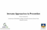 Immune Approaches to Prevention - uzchs-ctrc.org · VZ Varicella Zoster Immune Globulin Post Exposure And, most effective vaccines induce antibodies that neutralize the pathogen.