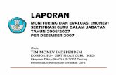 MONITORING DAN EVALUASI (MONEV) SERTIFIKASI GURU …staffnew.uny.ac.id/upload/132049942/lainlain/NUGROHO+Laporan_Tim_MONEV... · MONITORING DAN EVALUASI (MONEV) SERTIFIKASI GURU DALAM