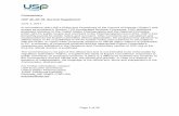 Commentary USP 40–NF 35, Second Supplement · Page 1 of 30. Commentary . USP 40–NF 35, Second Supplement . June 1, 2017 . In accordance with USP’s Rules and Procedures of the